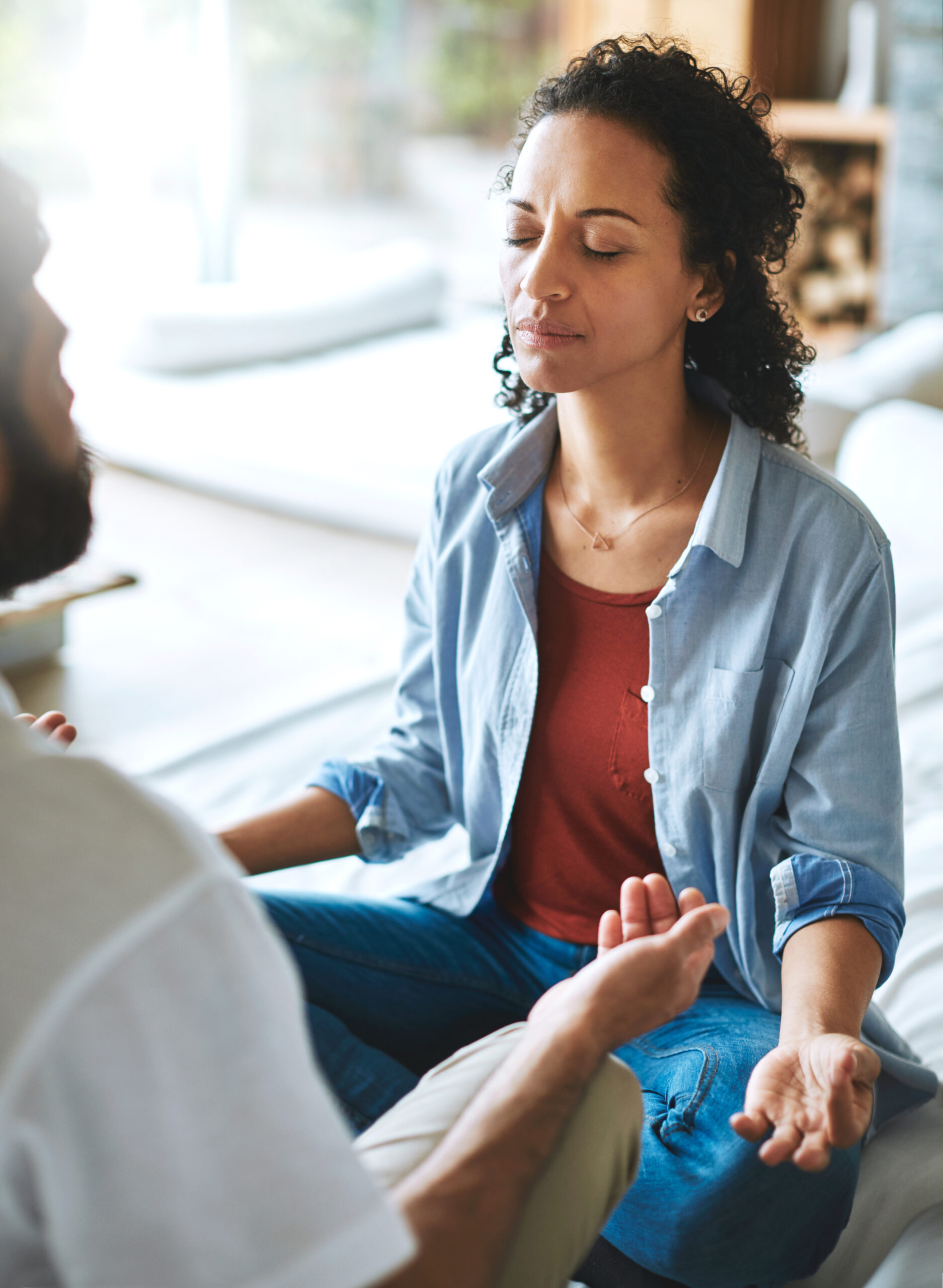 Achieving peaceful thoughts together.